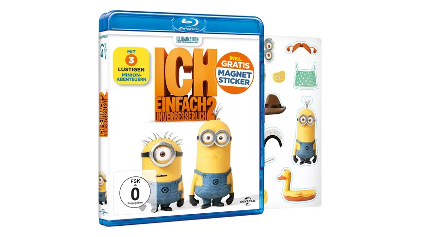 ICH EINFACH UNVERBESSERL 2 - BLU-RAY MIT MAGNETEN