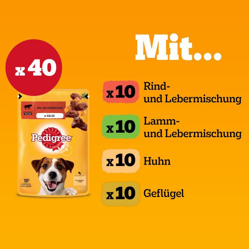 Pedigree Frischebeutel in Gelee