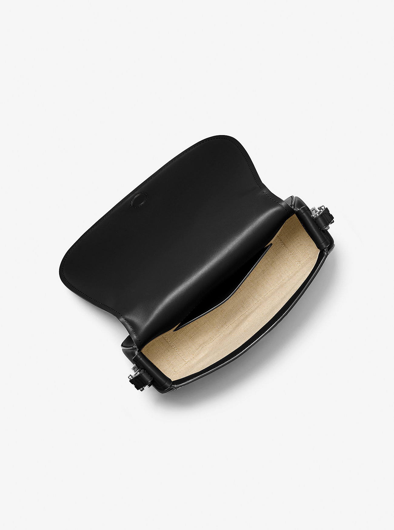 Lydia Medium Skinnveske - SVART