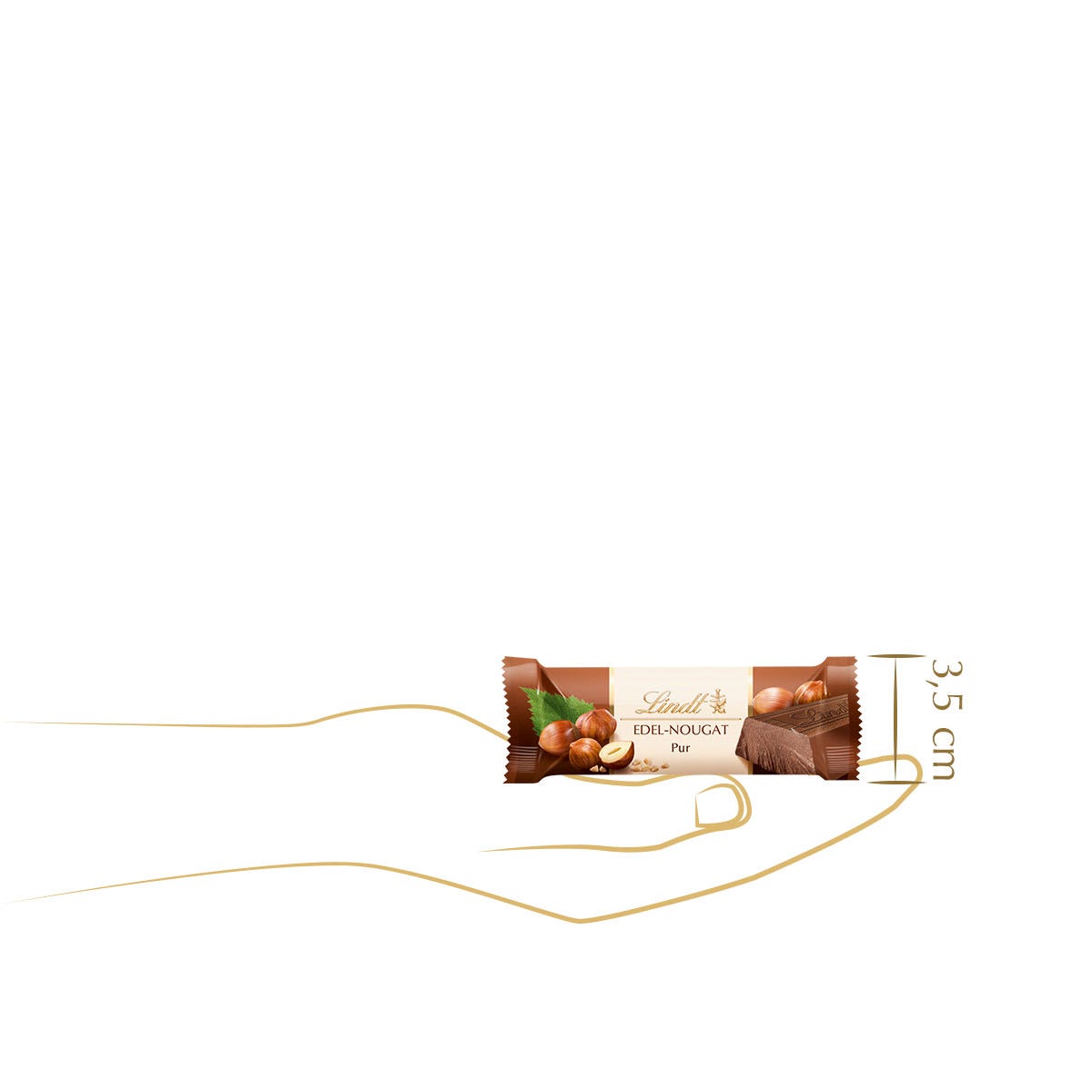 Edel-Nougat-Riegel, 50g