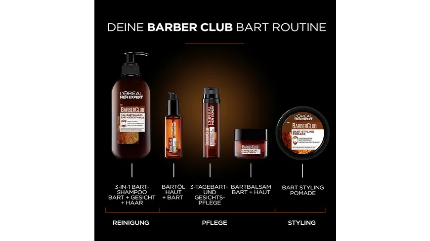 L'oréal Men Expert Barber Club Wash Gesichtsreinigung 200ml 200 ml