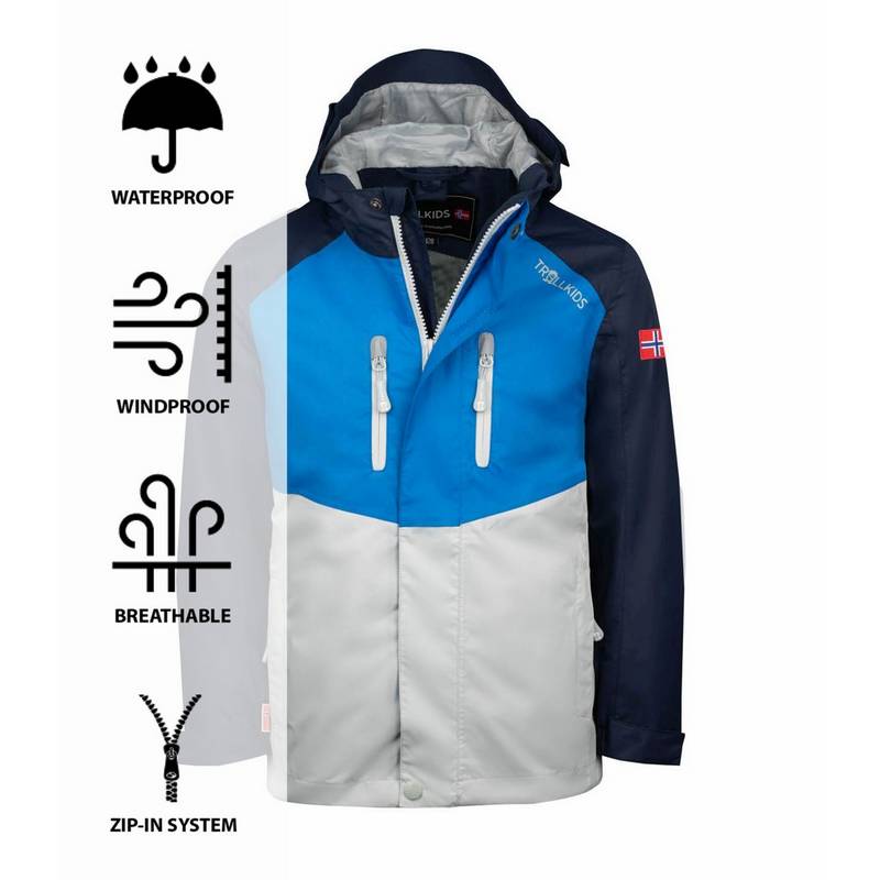 Trollkids Nusfjord Regenjacke Kinder