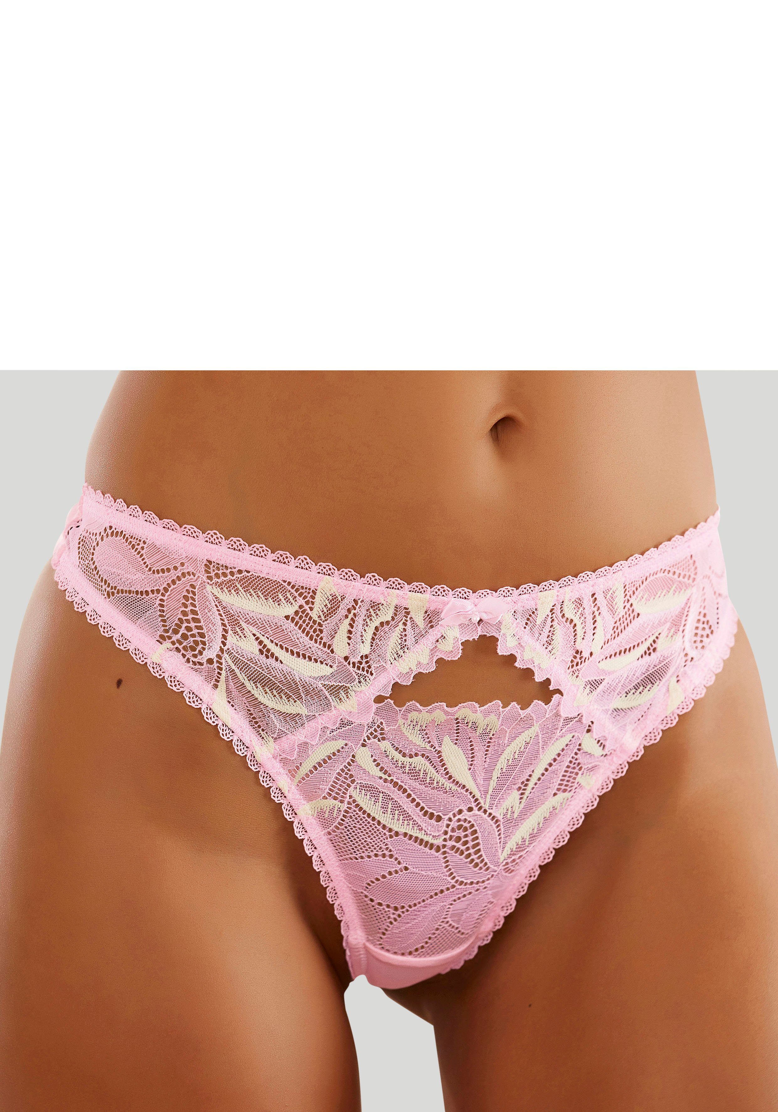 LASCANA String Dessous aus extravaganter Spitze