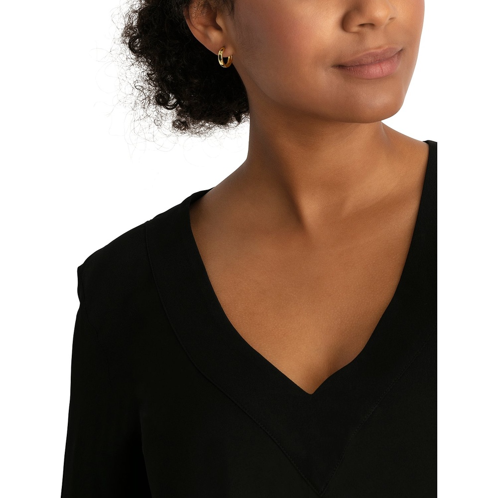 Valeria Créoles 585 Or jaune Boucles d'oreilles