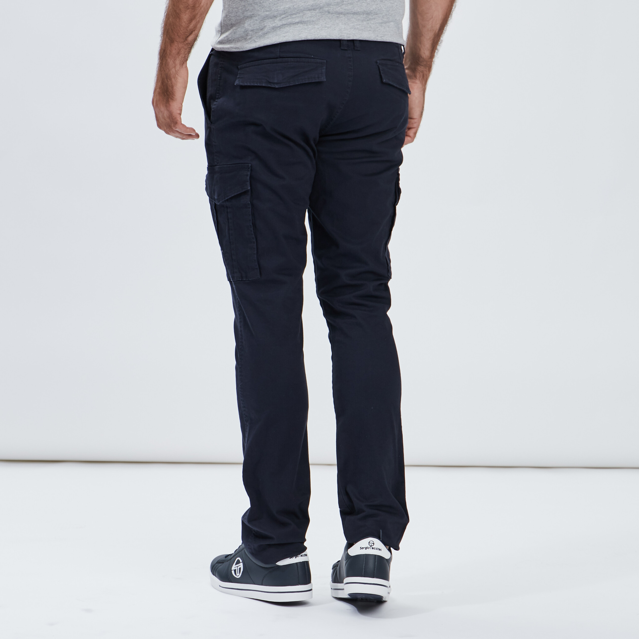 Pantalon battle bleu marine homme | La Halle