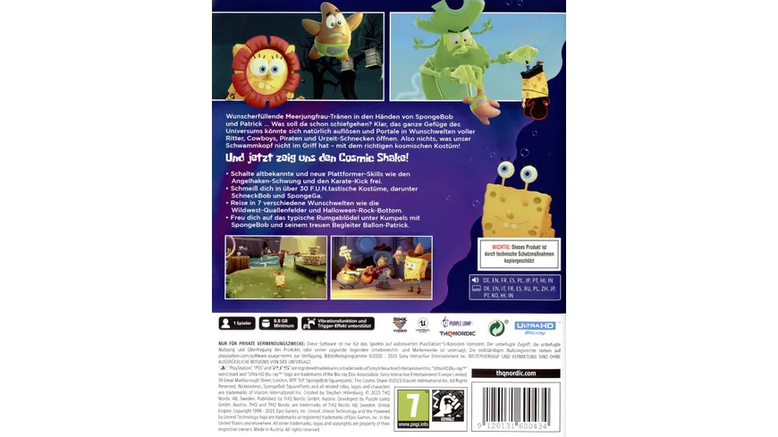 SpongeBob Schwammkopf - The Cosmic Shake