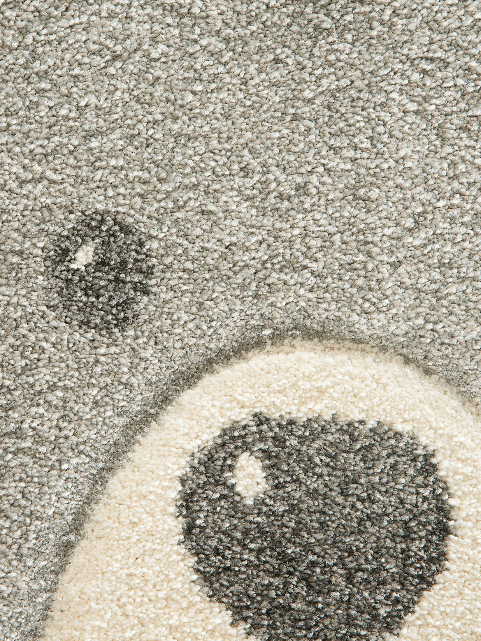 Karlo Kinder-Teppich, Creme/grau