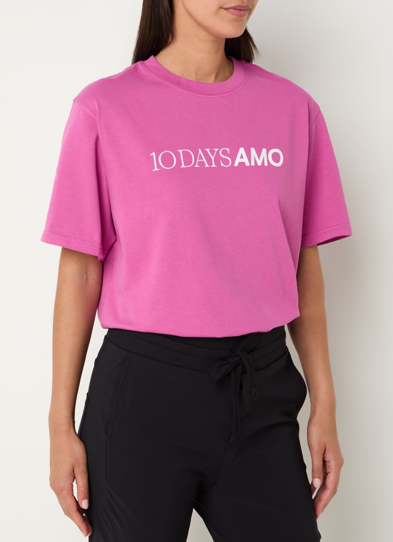 T-shirt 10DAYS in cotone biologico con logo