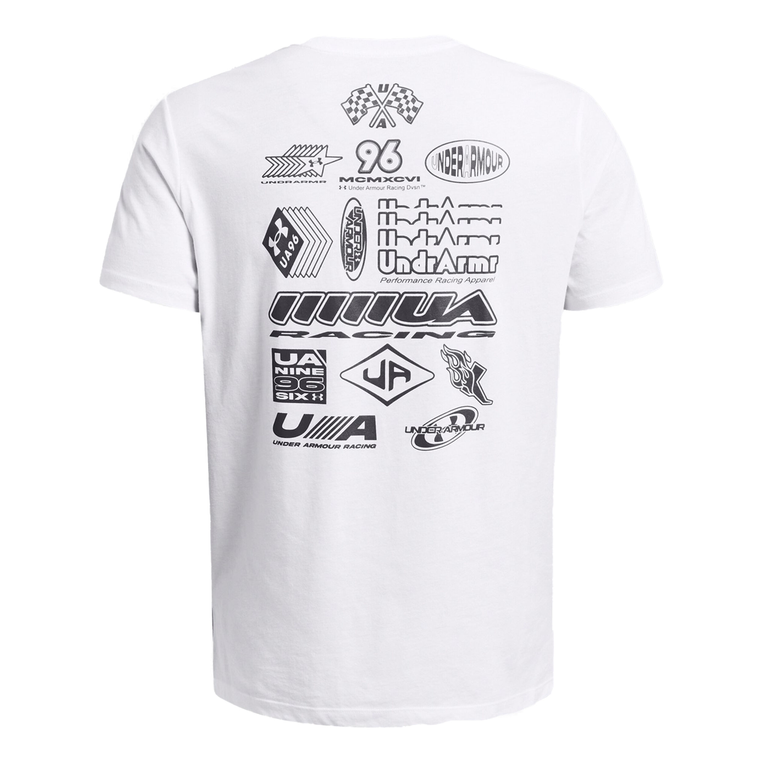 Run Everywhere Wreath SS Laufshirt Herren - Weiß, Grau