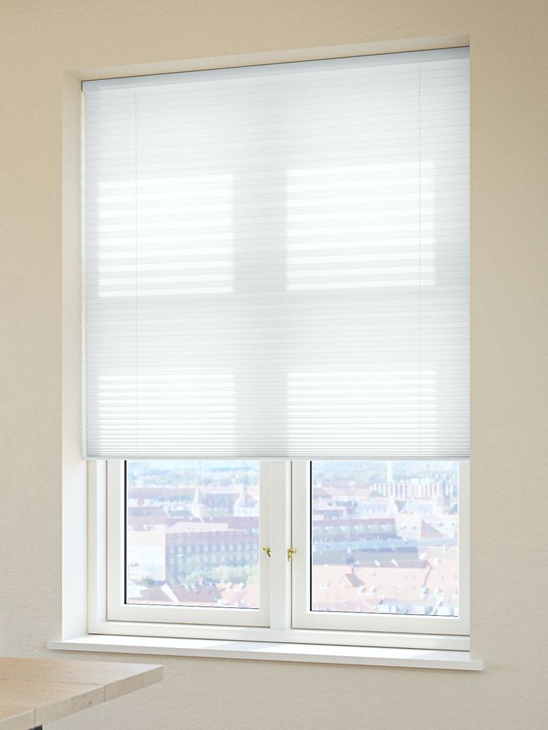 HOVDEN Cortinas plissadas HOVDEN 80x160cm branco sem fio