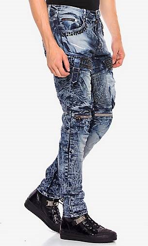 Cipo & Baxx Cargohose mit Edelstein Taschen in Regular Fit