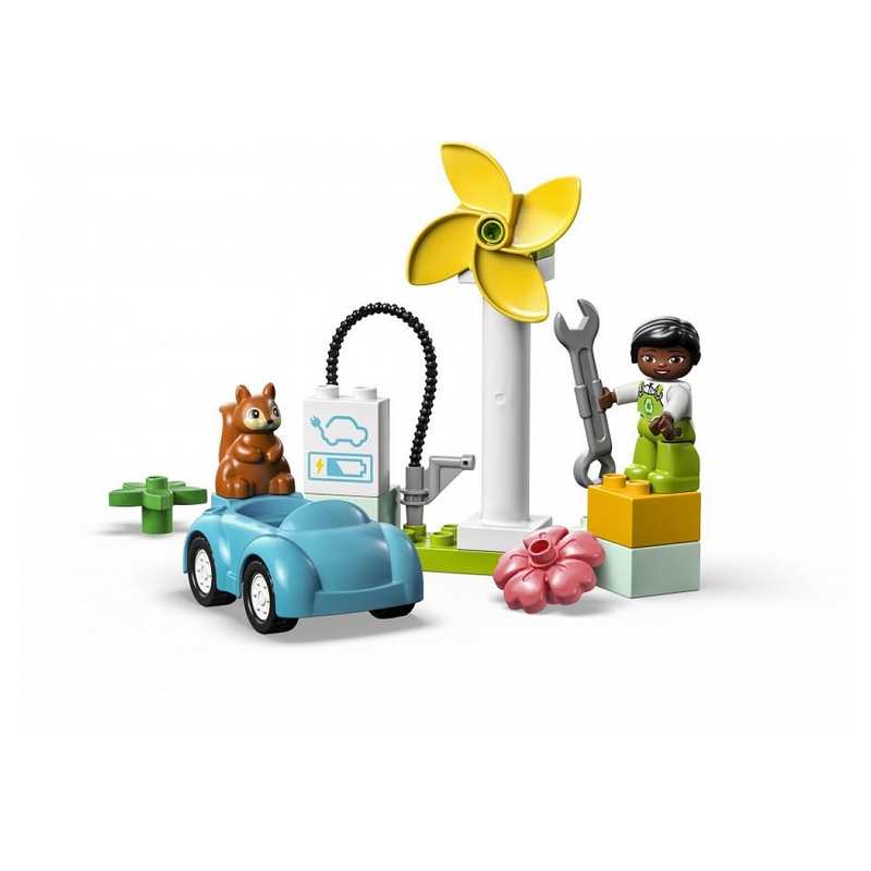 10985 L'éolienne et la voiture électrique LEGO Duplo