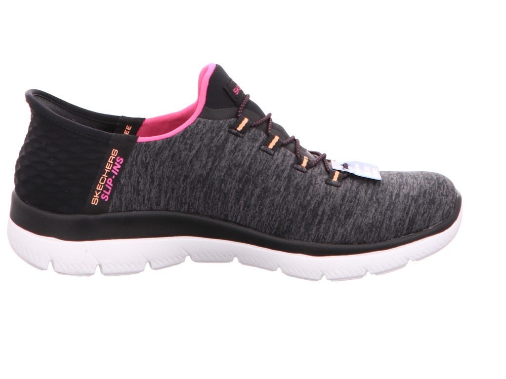 SKECHERS Sportliche Slipper schwarz