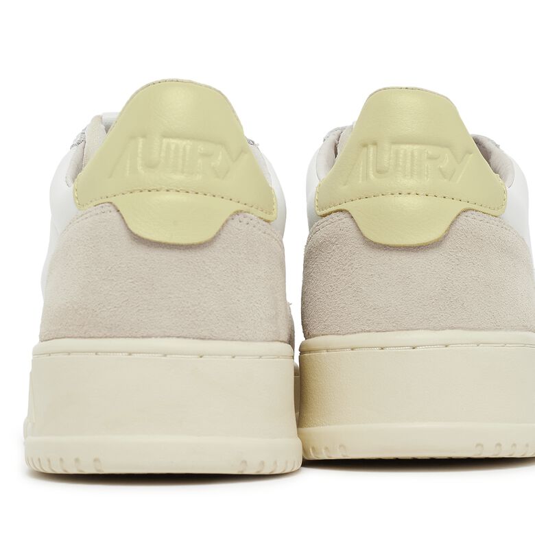 Autry Medalist Low Man LS57 leat/suede wht/lemgra