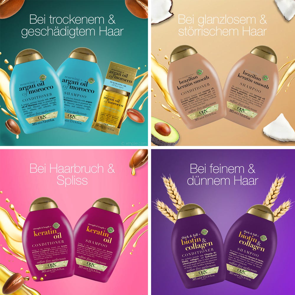 OGX Thick & Full Biotin & Collagen Shampoo 385 ml