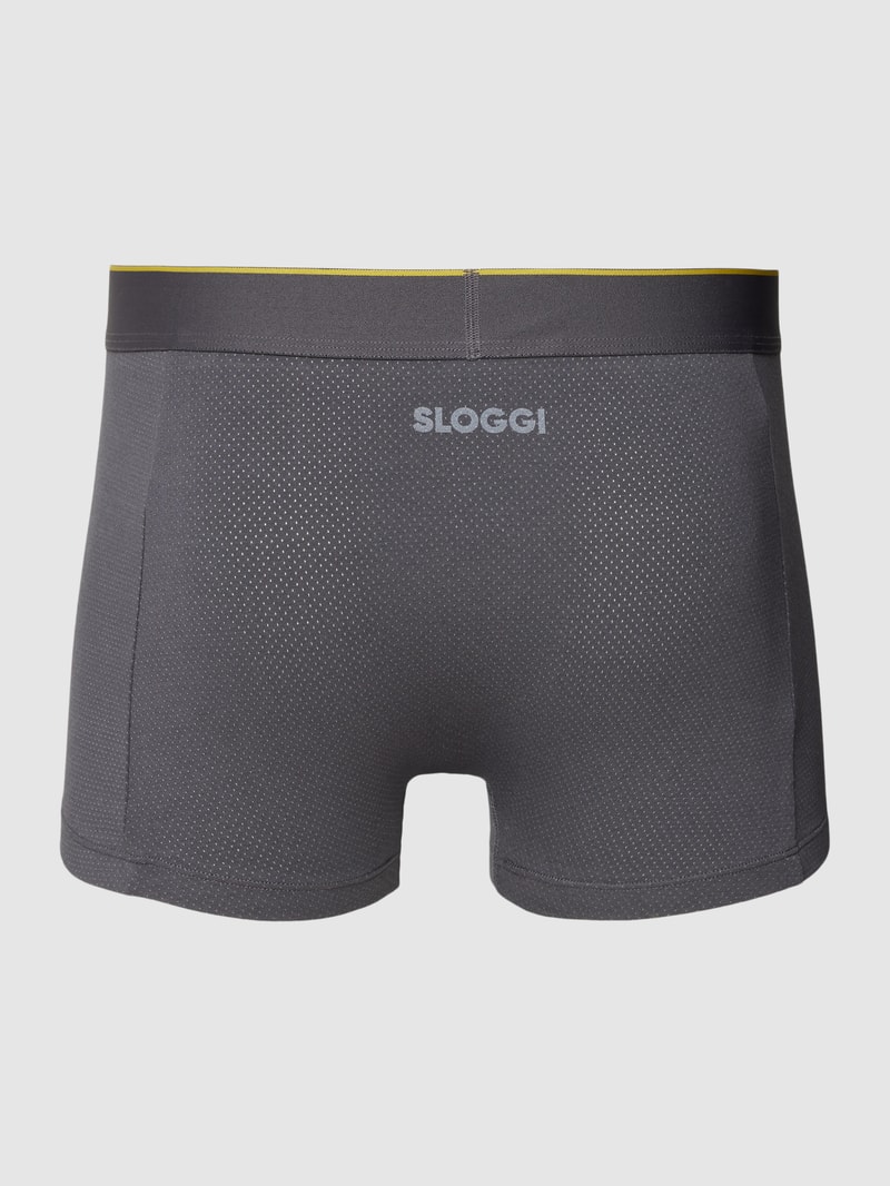 Boxershorts mit elastischem Bund in schwarz