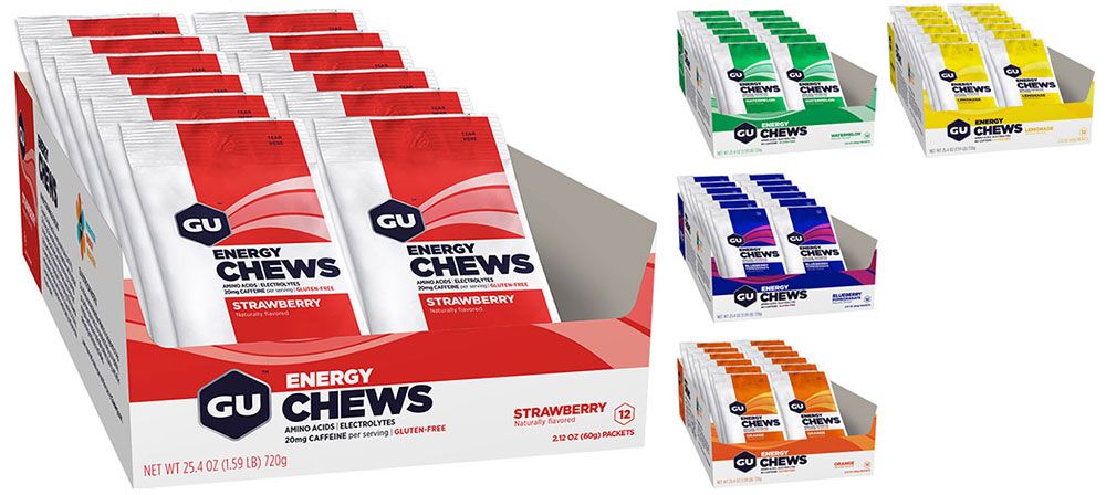 GU Energy Chews 12er Box kaufen | Bike-Discount