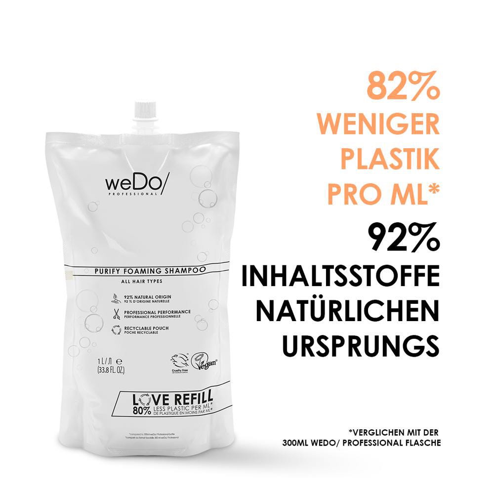 weDo Professional Purify Shampoo Nachfüllpack 1000 ml