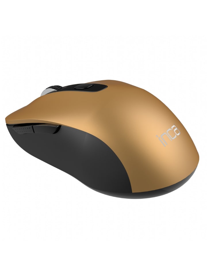 Inca INCA Maus IWM-233RG 1600 DPI,Wirless,6 Tasten 2,4GHz Ergonomisches in Gold günstig kaufen onesize