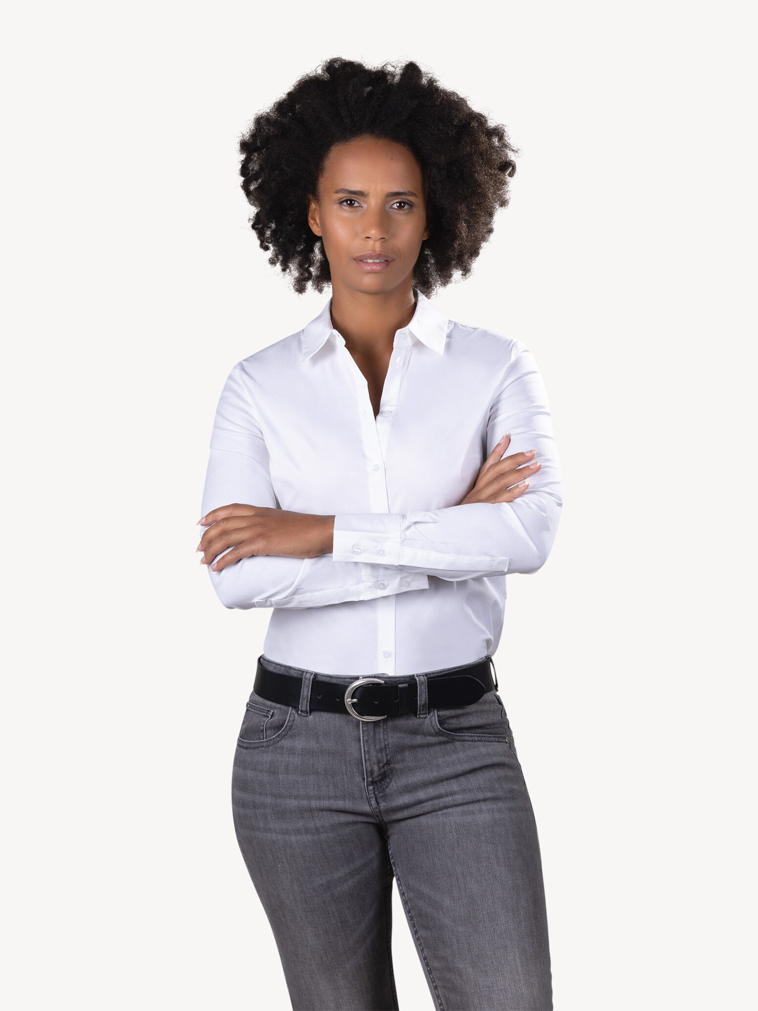 Ceinture en cuir - noir