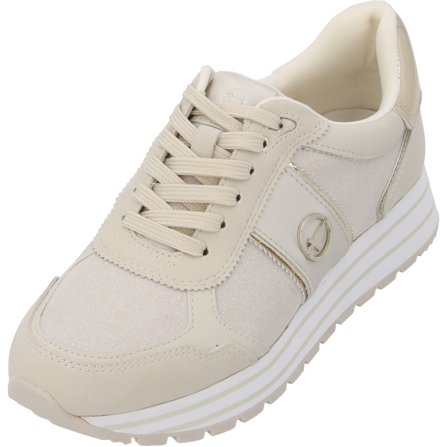 Tamaris 23727, Schnürschuhe, Damen, Beige