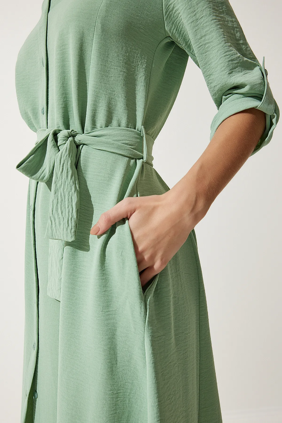 Happiness İstanbul  Kleid - Grün - A-Linie