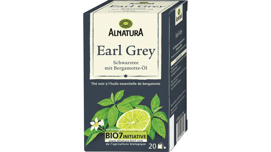 Alnatura Bio Earl Grey Schwarztee 35 g