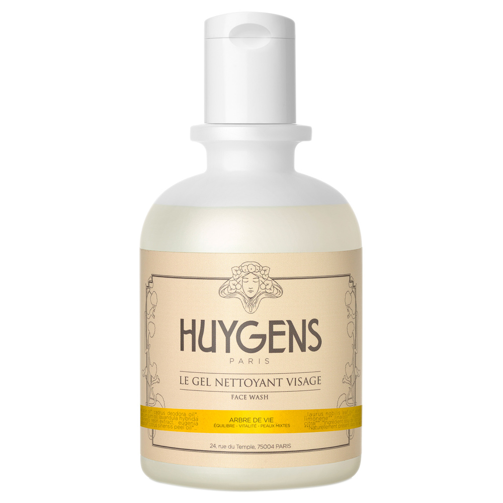 huygens LE GEL NETTOYANT VISAGE APAISANT Doux nettoyant BIO pour peaux réactives