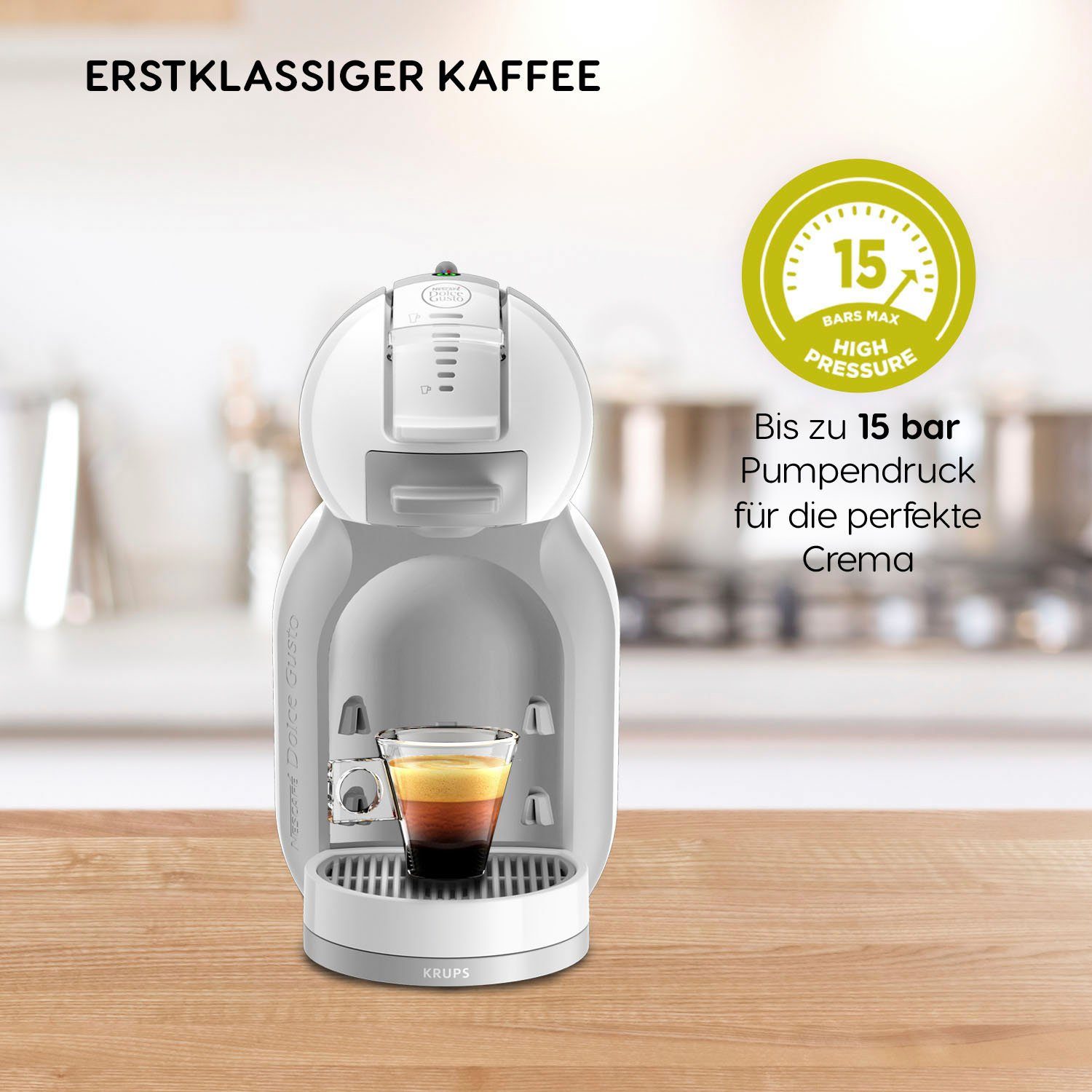 NESCAFÉ® Dolce Gusto® Kapselmaschine KP1201 Mini Me, passt in jede Küche, samtige Crema, automatische Abschaltung