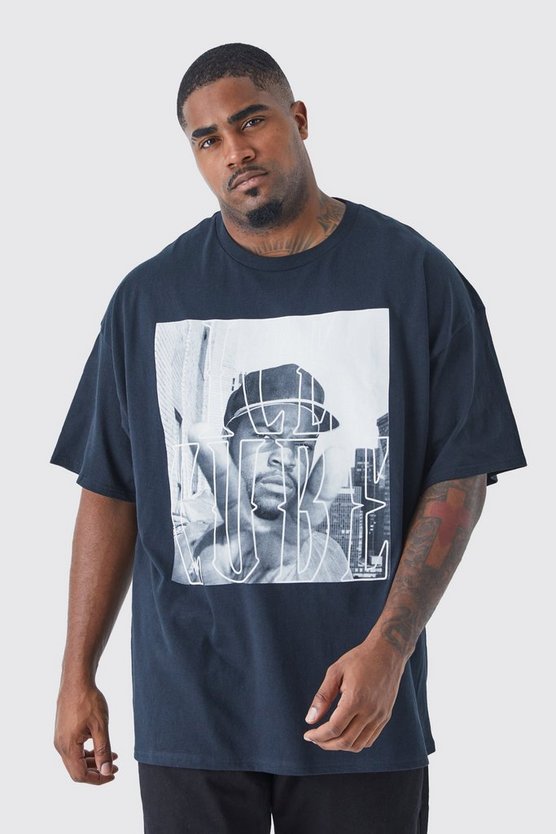 Plus Size T-Shirt mit lizenziertem Ice Cube Print