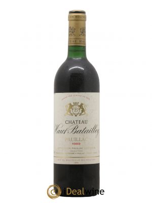Château Haut Batailley 5ème Grand Cru Classé  1989 - Lot de 1 Bouteille