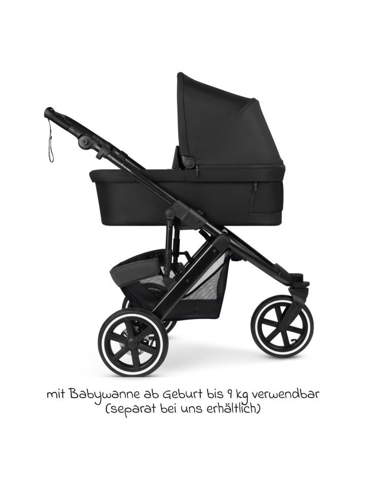 ABC-Design Kombi-Kinderwagen Salsa 5 Run - inkl. Babywanne, in schwarz günstig kaufen onesize