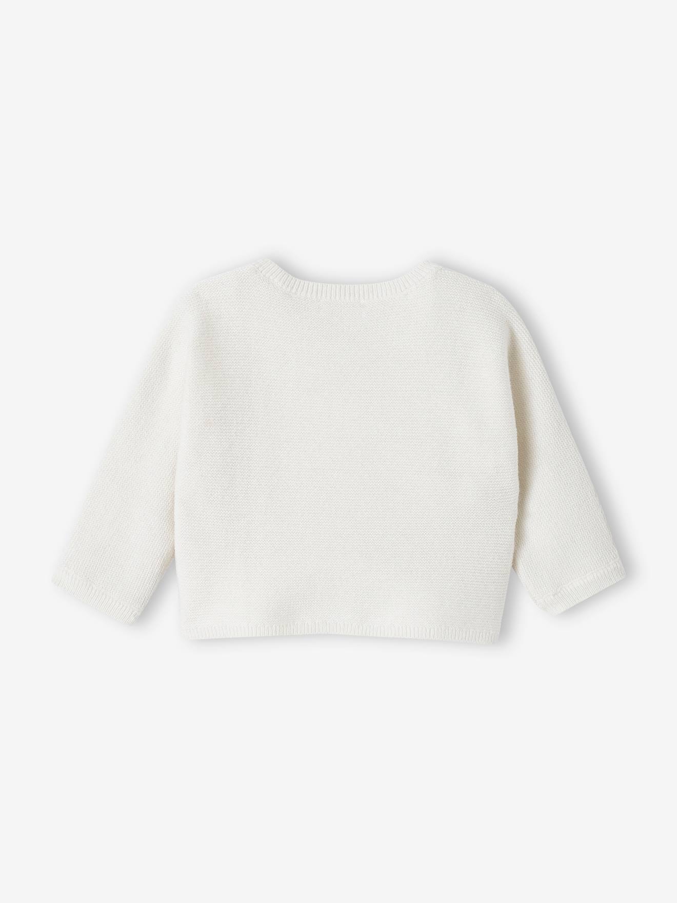 Vertbaudet Weiche Baby Wickeljacke Oeko-Tex - pudrig rosa