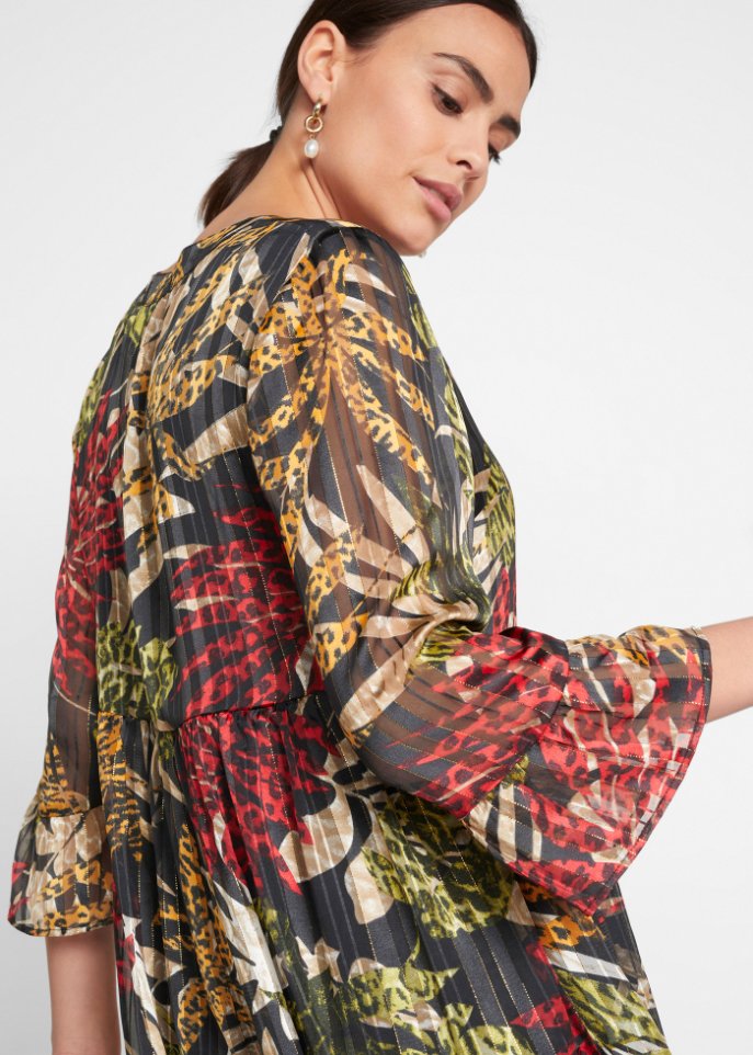 Kleid mit floralem Muster