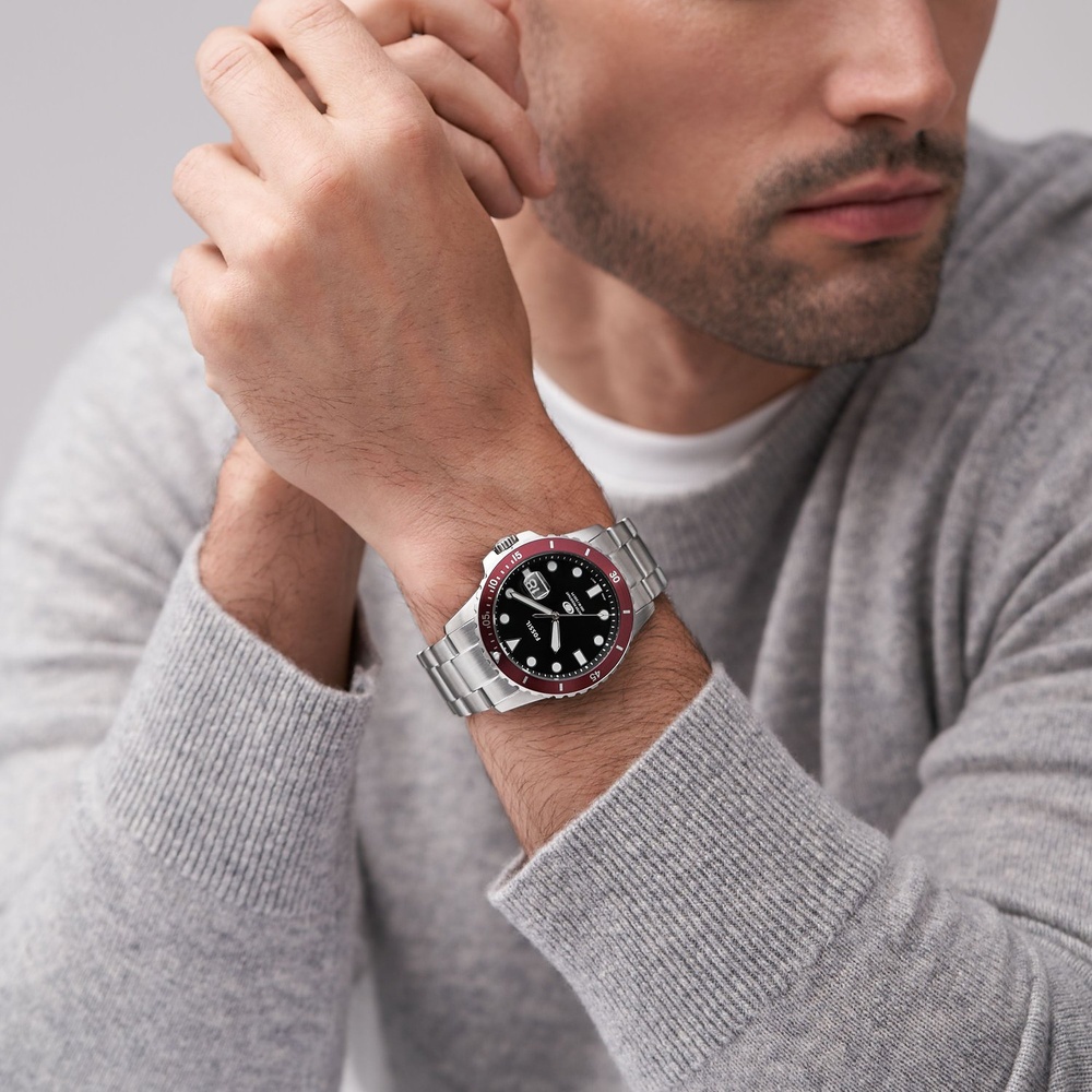 Fossil Montre pour hommes Acier inoxydable Montre