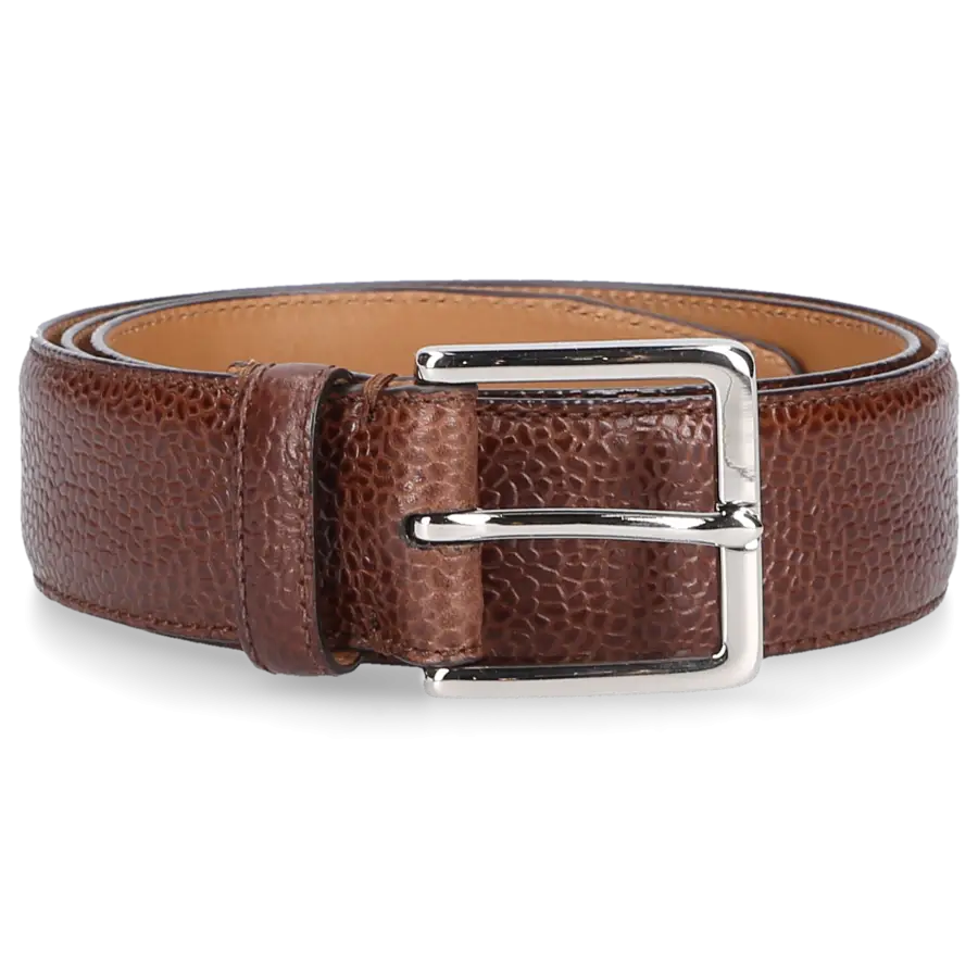 Budapester - Gürtel Leder braun - braun