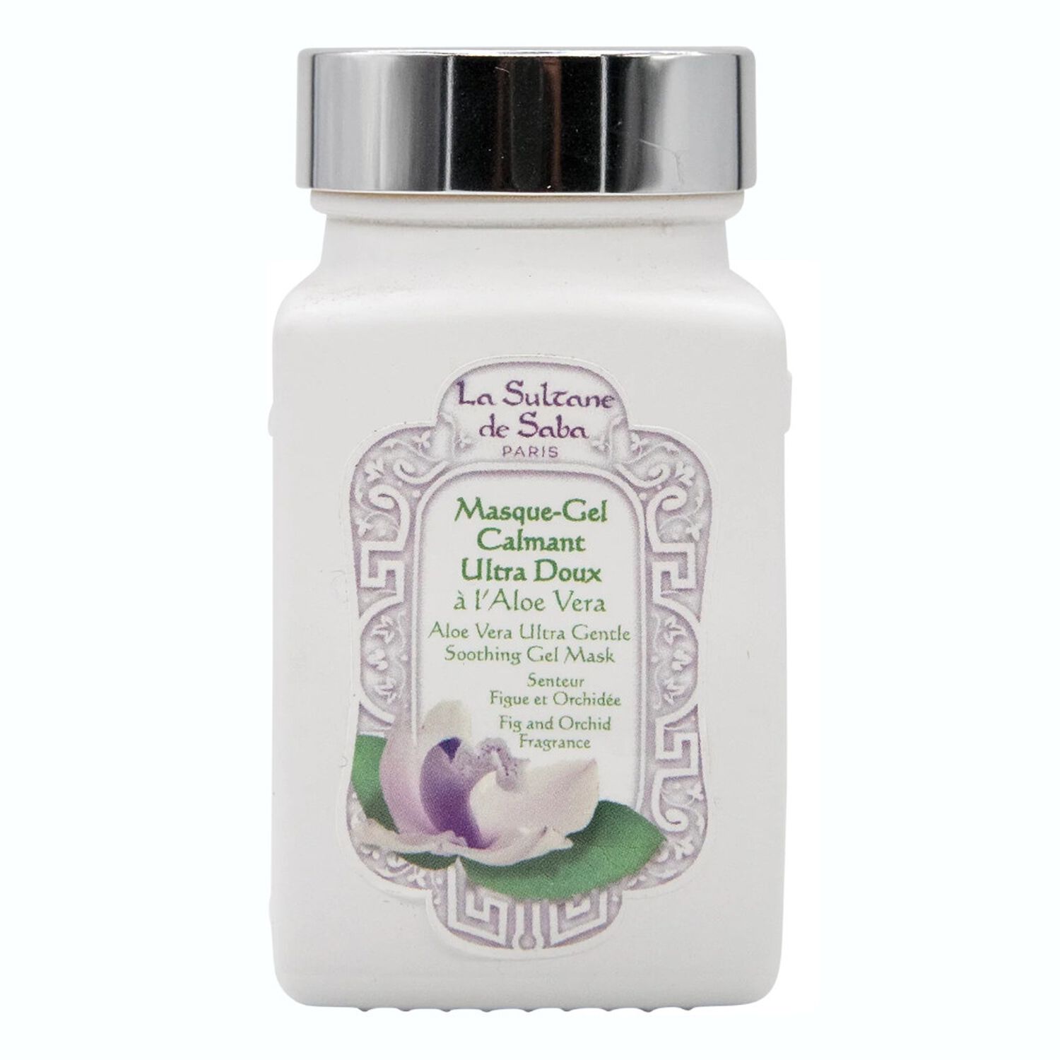 La Sultane de Saba Masque-Gel Calmant Ultra Hydratant A l'Aloé Véra - Parfum Figue & Orchidée 100 ml