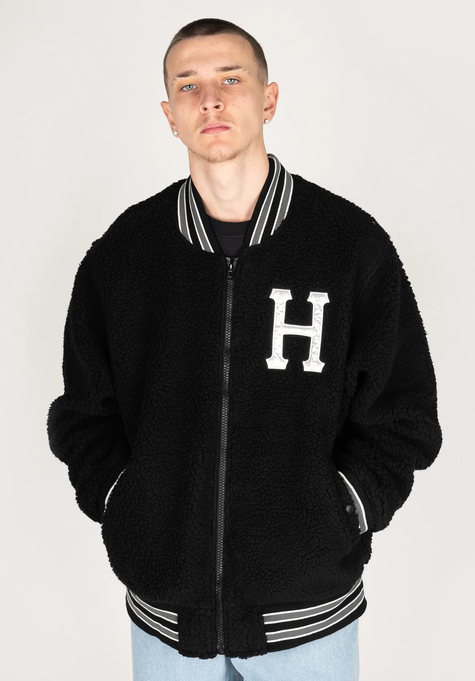 Sherpa Varsity Jacket