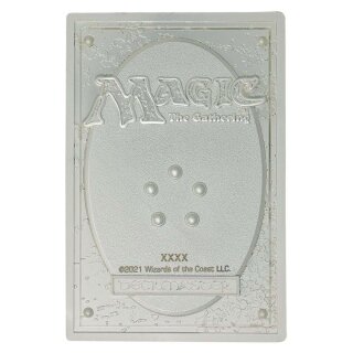 Magic the Gathering Metallbarren Garruk Wildspeaker Limited Edition (versilbert)
