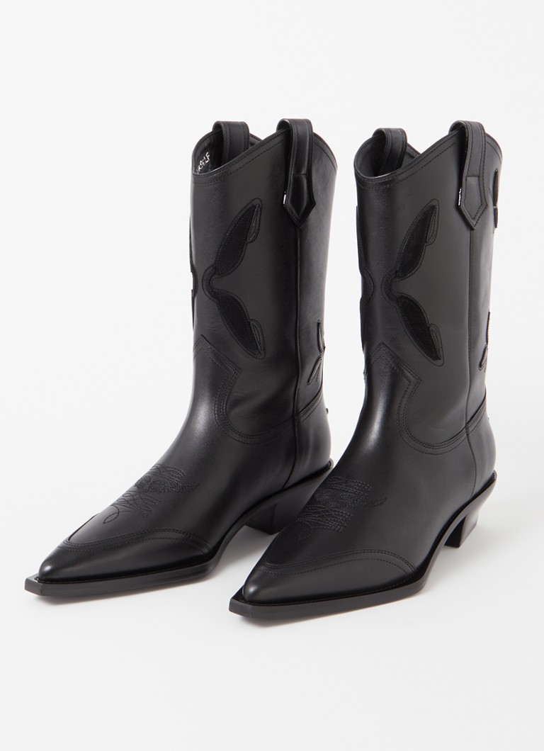 Zadig&Voltaire  Cara Western cowboylaars van leer