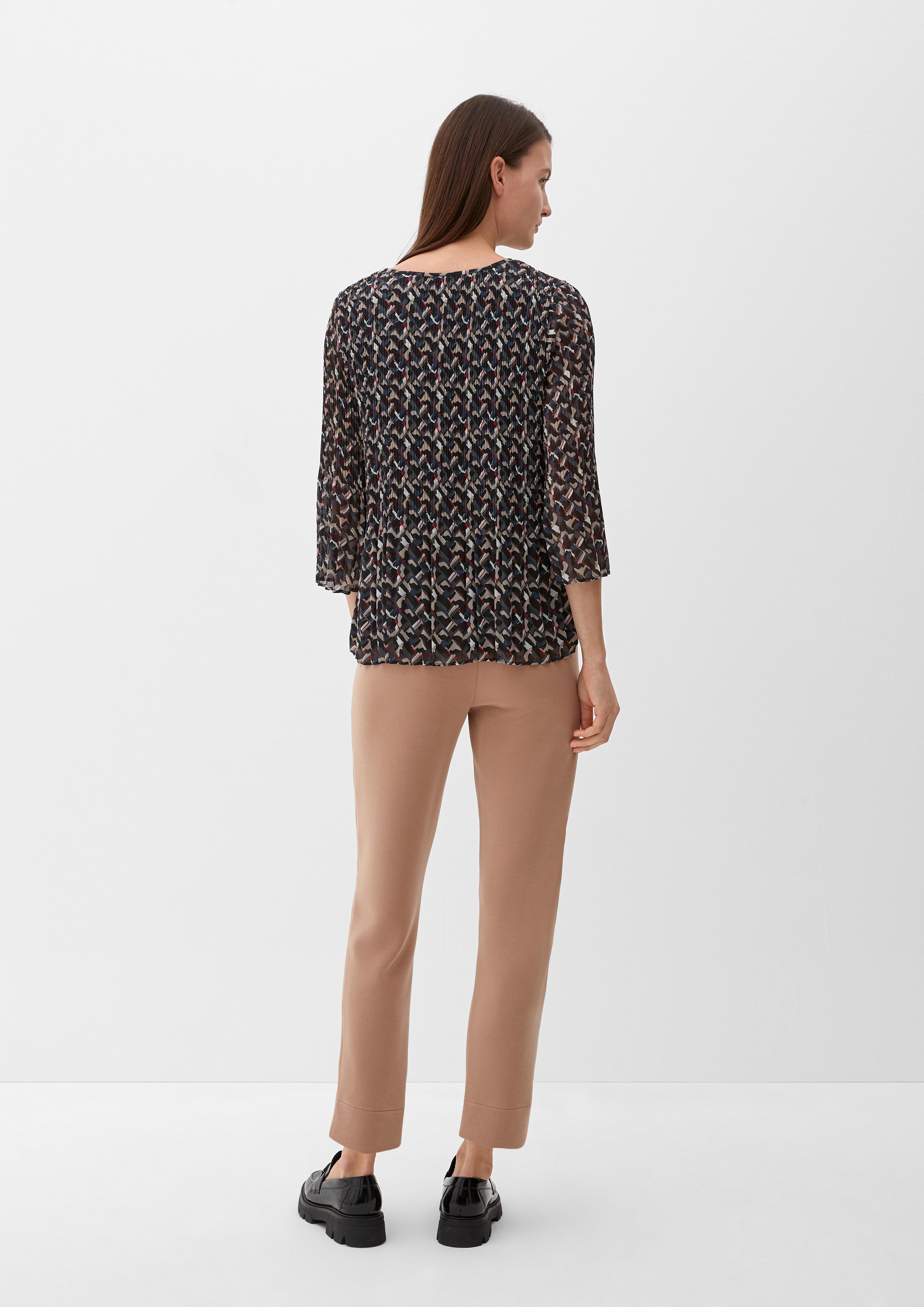 Blusenshirt mit Plissée-Struktur  2126280-99A1