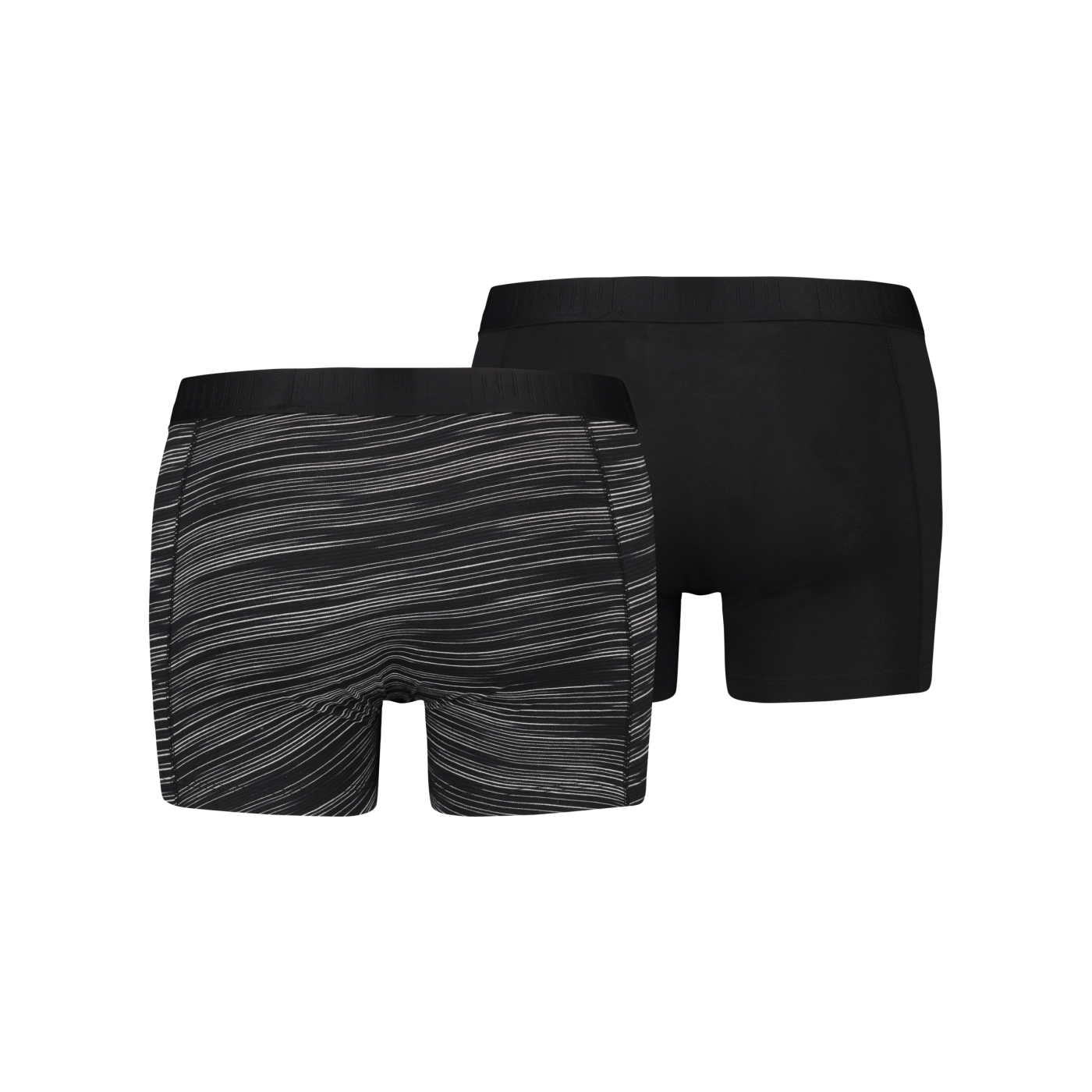 PUMA Space Dye Boxer 2er Pack Schwarz F003