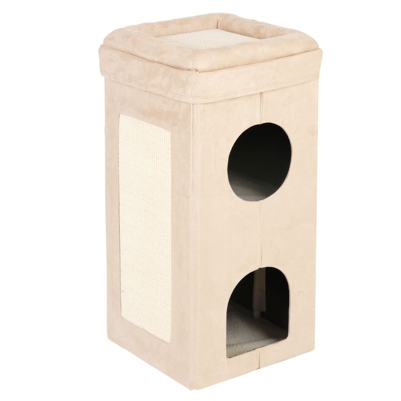 Faltbarer Katzenturm Soft'n Scratchy - beige zu TOP-Preisen % | bitiba