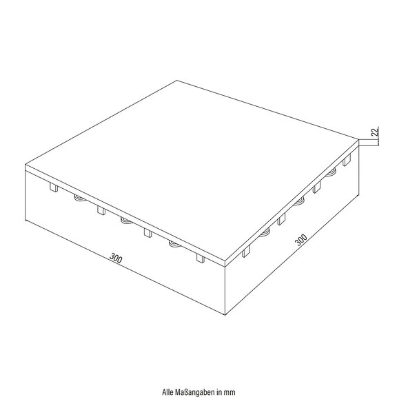 Kunstrasen-Fliesen JUBIN, 5 m²