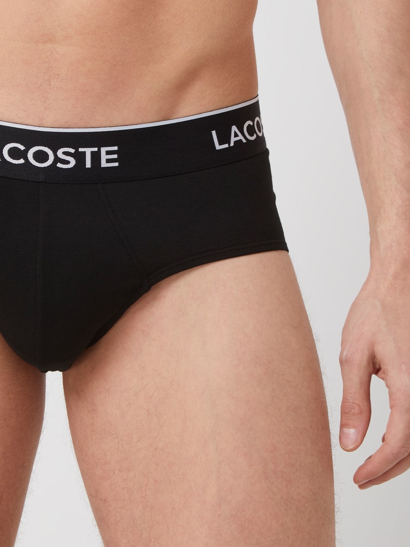 Slip mit Stretch-Anteil im 3er-Pack in weiß