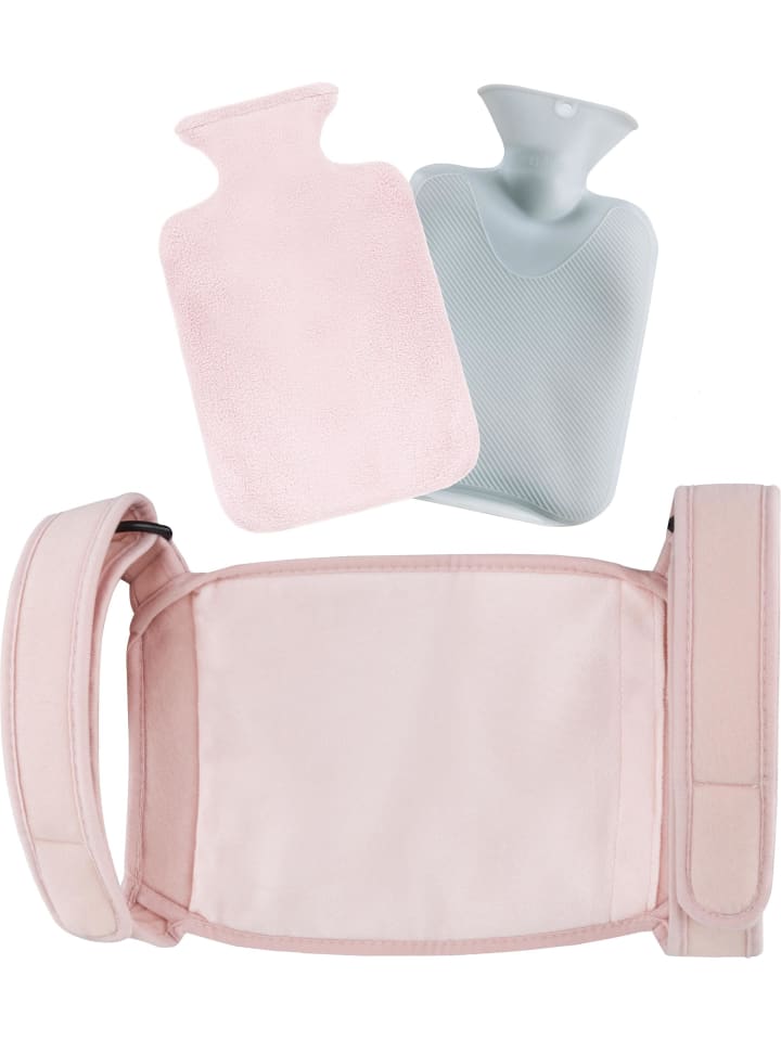 normani Nacken Wärmflasche mit Bezug Nome in Rosa günstig kaufen 36 x 18 cm