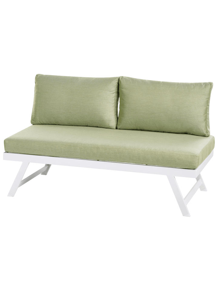 Beliani 2-tlg Lounge Set COCCORINO in Grün/Weiß günstig kaufen onesize