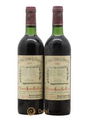 Château Balestard la Tonnelle Grand Cru Classé  1975 - Lot de 2 Bouteilles