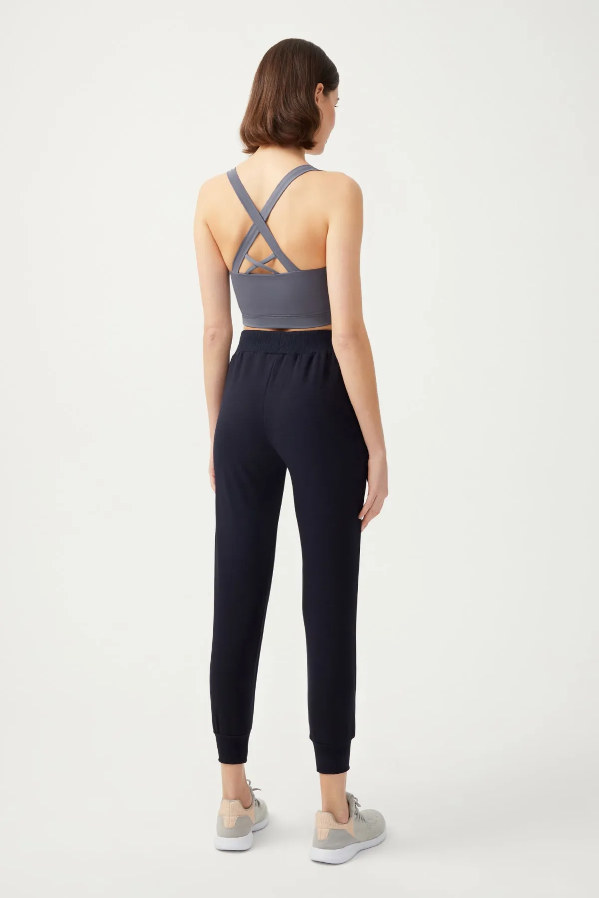 LOS OJOS  Marineblaue Jogger-Jogginghose für Damen