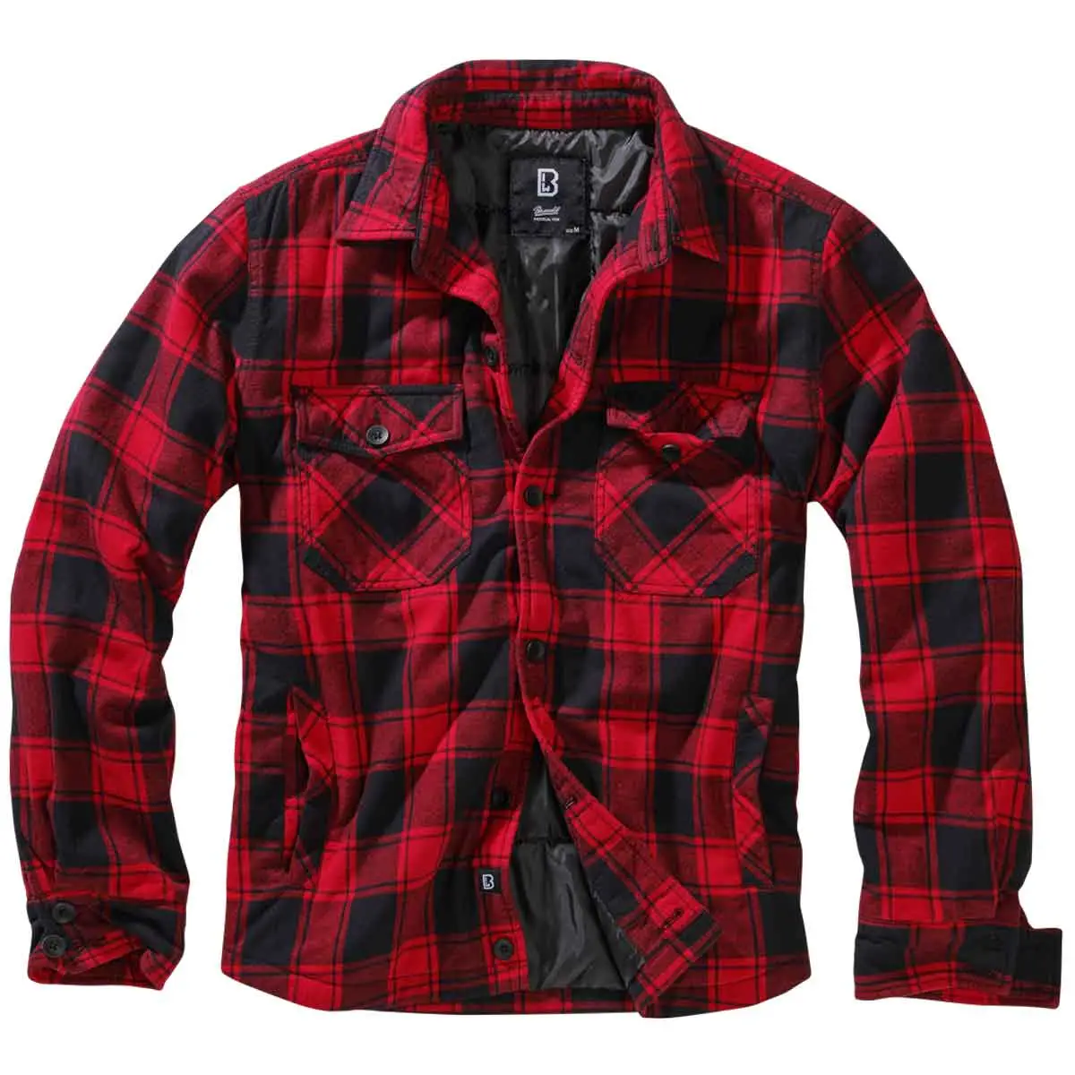 Lumberjacket schwarz-rot